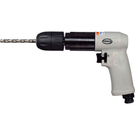 Reversible Pistol Grip Drill, 1/2" Chuck Size, Keyless Chuck, 800 RPM