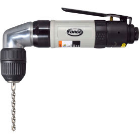 Reversing Right Angle Air Drill Keyless Chuck, 3/8" Chuck, 1400 RPM