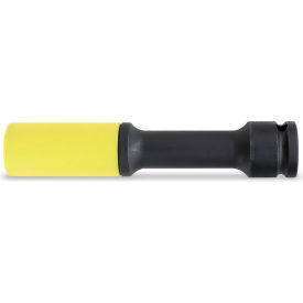 720LCL 19mm 1/2" Drive Wheel Nut Impact Socket, Long, Colored Polymeric Insert