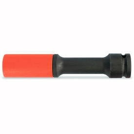 720LCL 21mm 1/2" Drive Wheel Nut Impact Socket, Long, Colored Polymeric Insert