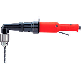 Non-Reversible Large Right Angle Air Drill, Keyed Chuck, 1/2" Chuck, 600 RPM