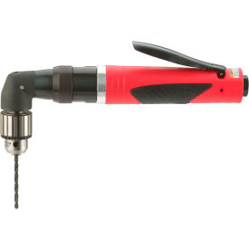 Non-Reversible Large Right Angle Air Drill, Keyed Chuck, 3/8" Chuck, 1000 RPM