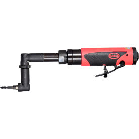 Non-Reversible Miniature Angle Air Drill, 360° Swivel Head, 4800 RPM