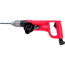 Non-Reversible D-Handle Air Drill, Keyed Chuck, 1/2" Chuck, 2000 RPM
