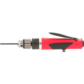Straight Reversible Air Drill, Keyed Chuck, 3/8" Chuck, 4000 RPM