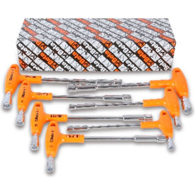 T-Handle Socket Wrenches, 6/12 Points, 7mm-13mm, Set of 7