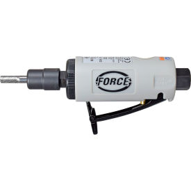 Mini Straight Die Grinder, 1/4" Air Inlet, 26000 RPM, Gray