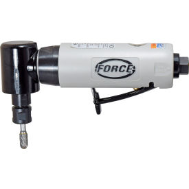 Right Angle Die Grinder, 1/4" Air Inlet, 16200 RPM, Gray/Black