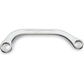 Double End Half Moon-Shaped Box End Obstruction Wrench, 12 Points, 16mm x 18 mm Opening
