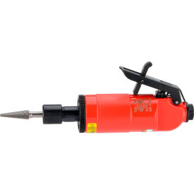 300 Tools Die Grinder .7Hp, 1/4" Air Inlet, 18,000 Rpm, Red/Black