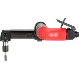 Right Angle Die Grinder, 1/4" Air Inlet, 12000 RPM, Red/Black