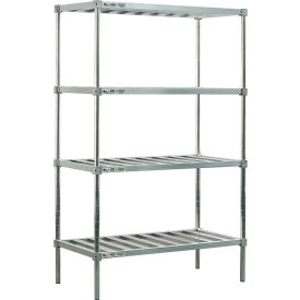 Freestanding Heavy Duty Adjustable Pot & Pan Rack, 60"W x 24"D x 76-1/4"H