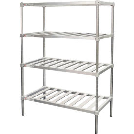 Freestanding Heavy Duty Adjustable Pot & Pan Rack, 48"W x 24"D x 76-1/4"H