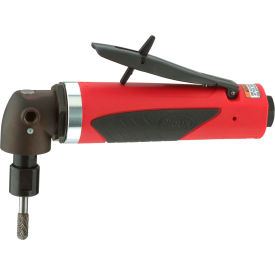 Angle Die Grinder, 1/4" Air Inlet, 18000 RPM, Red/Black