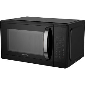 Compact Microwave Oven, 0.9 Cu. Ft. 900 W, Keypad Control, Black