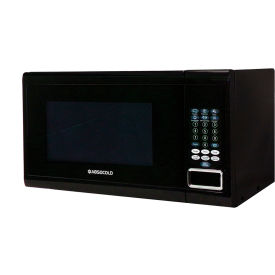 Compact Microwave Oven w/Internal Power Allocator Technology, 0.9 Cu. Ft. 900W, Black