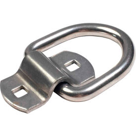 2-5/16" Bolt-On D-Ring with Mounting Bracket, Gray