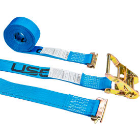 E-Track Ratchet Strap, 2" x 20', Blue