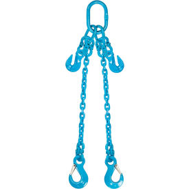 KWB 1/2" x 10' Adjustable 2 Leg Chain Sling with Sling Hooks - Grade 120