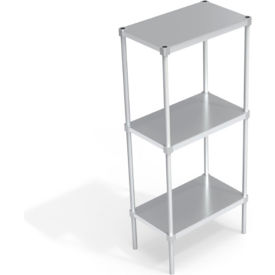 Heavy Duty Shelving Unit, 3 Solid Brute Shelves, 30"W x 18"D x 68-1/4"H