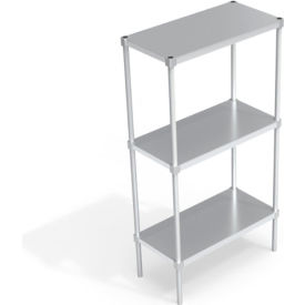Heavy Duty Shelving Unit, 3 Solid Brute Shelves, 36"W x 18"D x 68-1/4"H