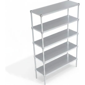 Heavy Duty Shelving Unit, 5 Solid Brute Shelves, 54"W x 24"D x 84-1/4"H