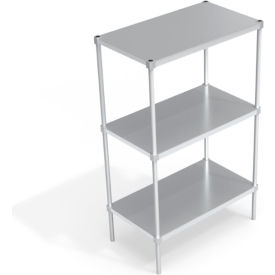 Heavy Duty Shelving Unit, 3 Solid Brute Shelves, 42"W x 24"D x 68-1/4"H