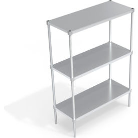 Heavy Duty Shelving Unit, 3 Solid Brute Shelves, 48"W x 20"D x 68-1/4"H