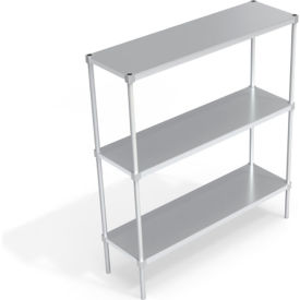 Heavy Duty Shelving Unit, 3 Solid Brute Shelves, 60"W x 18"D x 68-1/4"H