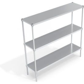 Heavy Duty Shelving Unit, 3 Solid Brute Shelves, 72"W x 18"D x 68-1/4"H