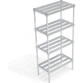 Heavy Duty Shelving Unit, 4 HD-Bar Tubular Shelves, 36"W x 20"D x 76-1/4"H