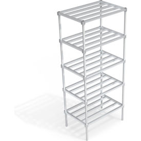 Standard Shelving Unit, 5 HD-Bar Tubular Shelves, 36"W x 24"D x 84-1/4"H
