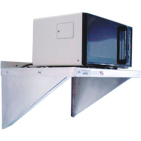 Welded Solid, Wall-Mounted Microwave Shelf, 24-1/4"W x 24-1/2"D x 13-1/2"H