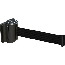 Plastic Wall Mounted Barrier with 13' Black Belt