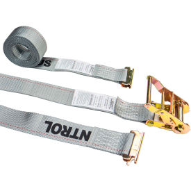 Interior E-Track Ratchet Strap, 2" x 16', Gray