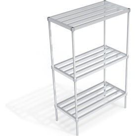 Heavy Duty Shelving Unit, 3 HD-Bar Tubular Shelves, 48"W x 24"D x 76-1/4"H