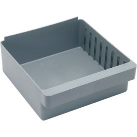 Super Tuff Euro Drawer QED801 - 11-1/8"W X 11-5/8"L X 4-5/8"H Gray