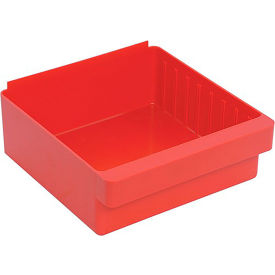 Super Tuff Euro Drawer QED801 - 11-1/8"W X 11-5/8"L X 4-5/8"H Red