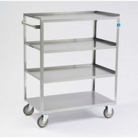 333 Stainless Steel Linen Service Cart, 300 lbs. Capacity