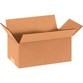 Long Cardboard Corrugated Boxes, 9"L x 4"W x 4"H, Kraft