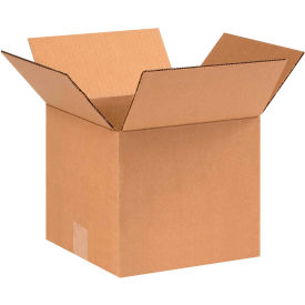Cardboard Corrugated Boxes, 9"L x 9"W x 8"H, Kraft