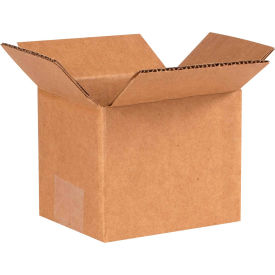 Cardboard Corrugated Boxes, 5"L x 4"W x 4"H, Kraft