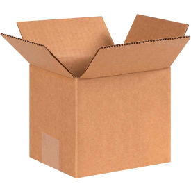Cardboard Corrugated Boxes, 6"L x 5"W x 5"H, Kraft