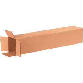Tall Cardboard Corrugated Boxes, 6"L x 6"W x 30"H, Kraft