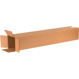 Tall Cardboard Corrugated Boxes, 6"L x 6"W x 40"H, Kraft