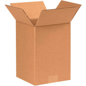 Cardboard Corrugated Boxes, 7"L x 7"W x 10"H, Kraft
