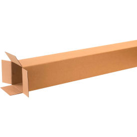 Tall Cardboard Corrugated Boxes, 8"L x 8"W x 60"H, Kraft