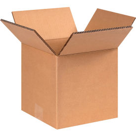 Heavy Duty Double Wall Corrugated Boxes, 8"L x 8"W x 8"H, Kraft