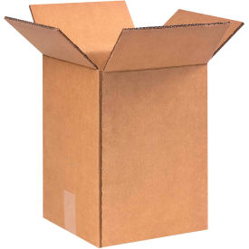 Heavy Duty Double Wall Corrugated Boxes, 9"L x 9"W x 13"H, Kraft
