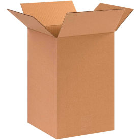 Cardboard Corrugated Boxes, 10"L x 10"W x 15"H, Kraft